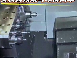 津上BO205背轴铣削，安装高频铣可以很简单