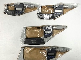 防冷却液带棘轮锁紧的日本三丰数显千分尺293系列