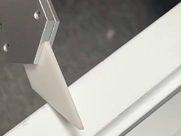 马桶盖去除毛边，用RBZ浮动陶瓷刮刀