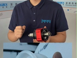 注塑件合模线去除用60000转RBZ浮动主轴表面效果好