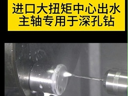 进口大扭矩中心出水主轴专用于深孔钻