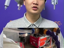 针对塑料件小毛刺去除的浮动气动锉刀