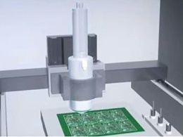 切割1.6mmPCB板，用60000转自动换刀主轴NR50-6000ATC-RS