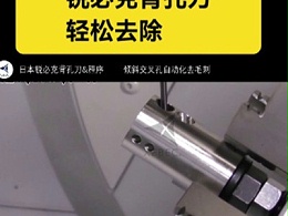 倾斜交叉孔毛刺，锐必克背孔刀轻松去除