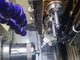 铝合金钻斜孔，8万转高频铣摆角度方案