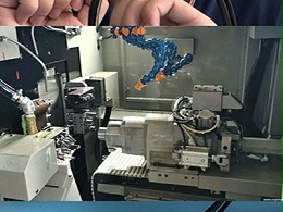 津上S206A精铣加工用60000转的高频铣加工效果好