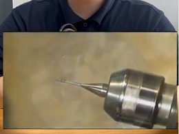 钛合金骨钉梅花加工使用日本NAKANISHI高频铣可以大幅提高效率良品率