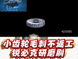 小齿轮毛刺不返工，锐必克研磨刷提升良品率！