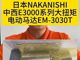 日本NAKANISHI中西E3000系列大扭矩电动马达EM-3030T