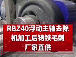 RBZ40浮动主轴去除机加工后铸铁毛刺，厂家直供