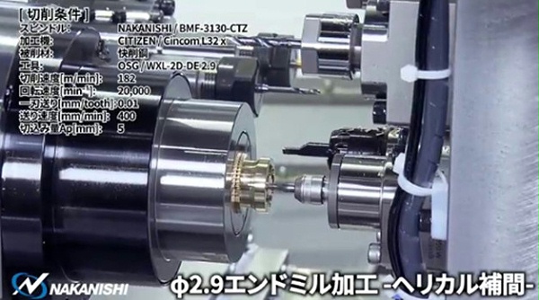 西铁城走心机高速动力头