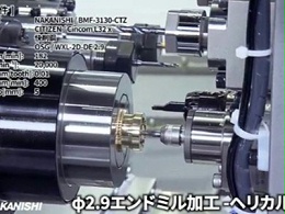 西铁城走心机侧铣铣加装43000转动力刀座