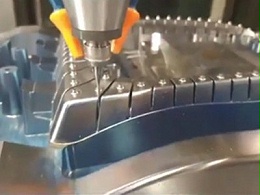 NAKANISHI增速器HES510-BT40在加工中心进行模具高光应用