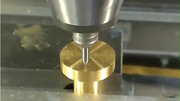 PEEK钻微孔0.3mm，CNC可装80000转加工中心增速器无毛刺