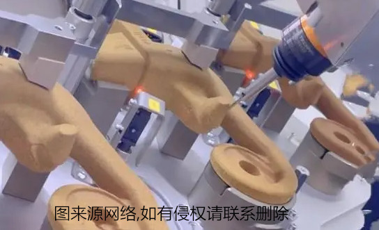 热砂芯去合模线