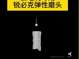 铁质液压阀交叉孔去毛刺专用锐必克弹性磨头