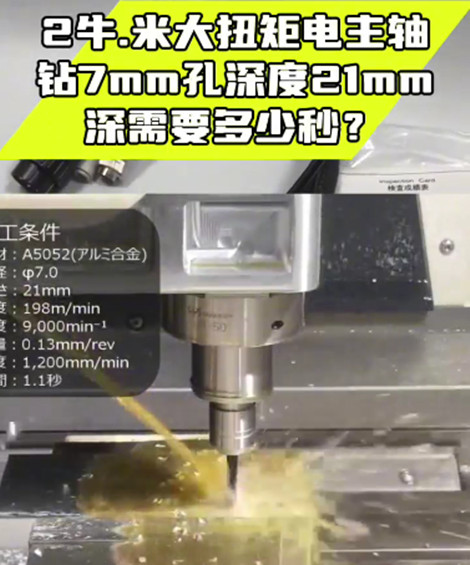 大扭矩电主轴