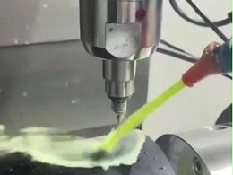 CNC金属件钻微孔，改装8万转高速主轴性价比高