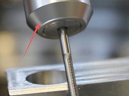 钢件去除锐边倒角1mm，9000转高速主轴+硬质合金刀具加工又快无残留