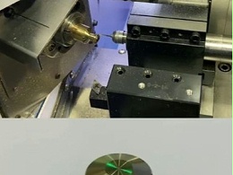 数控车床钻4个1.5mm孔斜孔，加装RBZ高速主轴效果更好