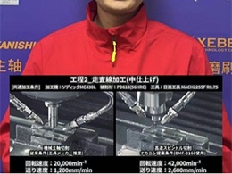 20000转和42000转对比加工粗加工到半精加工效率相差多少？