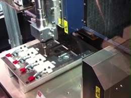 NAKANISHI快速换刀主轴NRR3060-QC铝件工件去毛刺