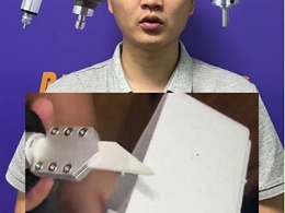 塑料件边缘毛刺合模线使用RBZ浮动陶瓷刮刀