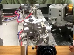 镁合金1mm毛刺，去除使用NAKANISHI浮动气动主轴