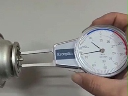 喷雾罐瓶口高速测量用德国KROEPLIN专用卡规指针式A2100