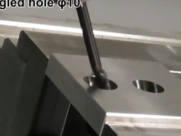 钢件孔内外有翻边毛刺?看看这款锐必克背孔刀的效果