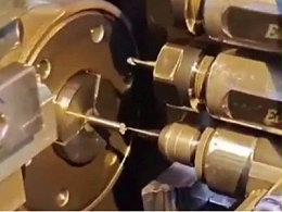 津上BO205主轴铣梅花，70000转铣削效果好