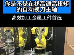 你是不是在找高速高扭矩的自动换刀主轴？