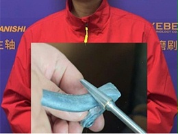 摩托车刹车离合器手柄去除合模线毛刺用这款浮动主轴即可