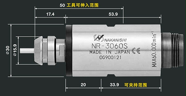 NAKANISHI高速电主轴NR-3060S